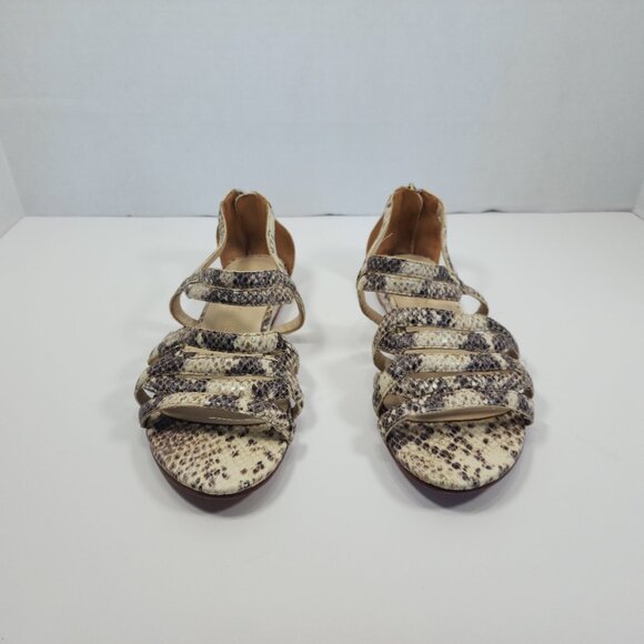 Coye Nokes Newyork  Brown/Grey /women strappy  Open toe Sandal, Size 37 - Picture 11 of 13